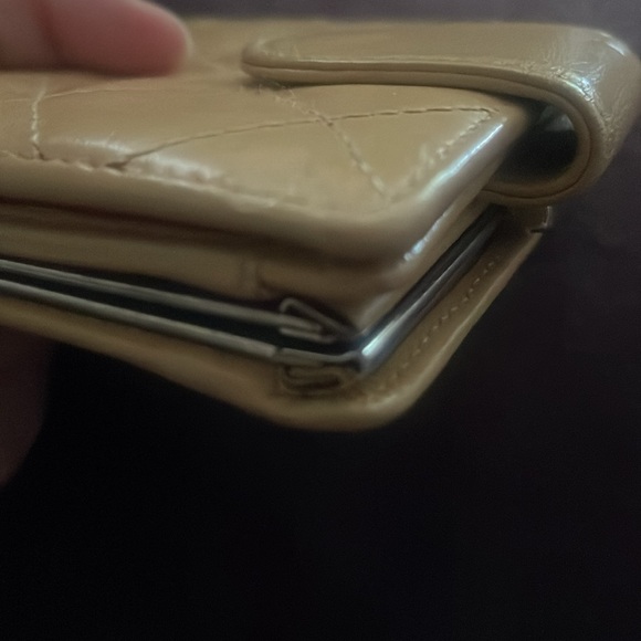 Chanel Cambon Yellow 💛CC Quilt Kisslock Wallet 💛 - Picture 13 of 15